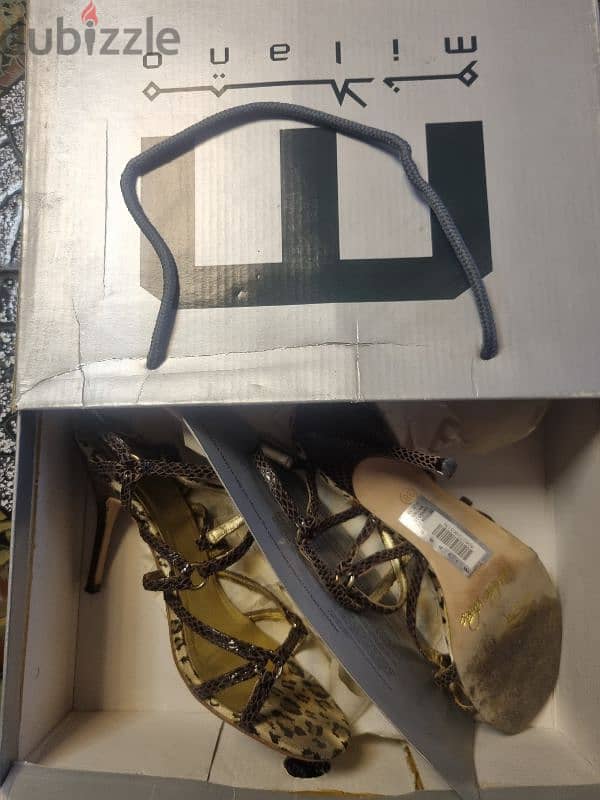 Milano women Sandals heels size38 mint condition with box 1