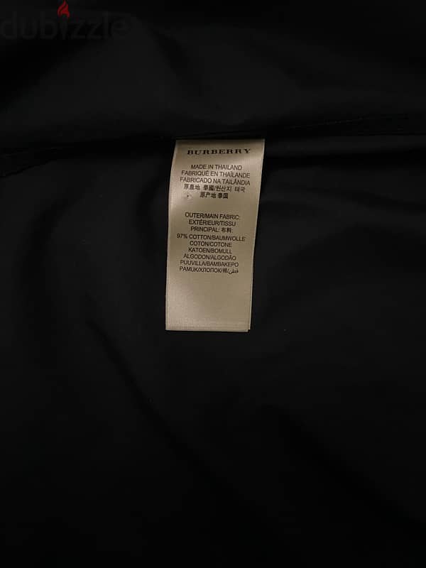 original burberry brit black shirt size M ( burberry downtown) 4