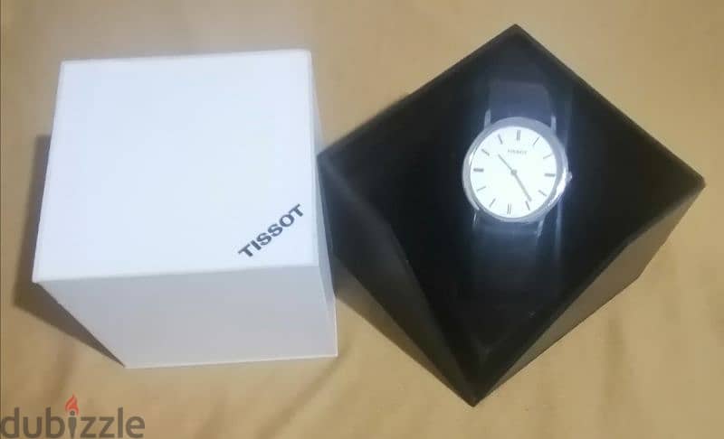 ساعة يد رجالي ماركة TISSOT صناعة سويسري أصلي 0