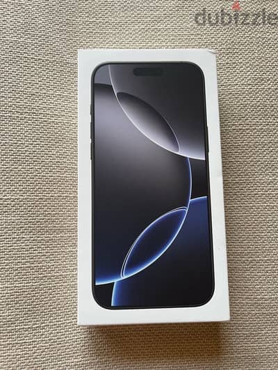 I Phone 16 Pro Max Black Titanium 256 GB Sealed