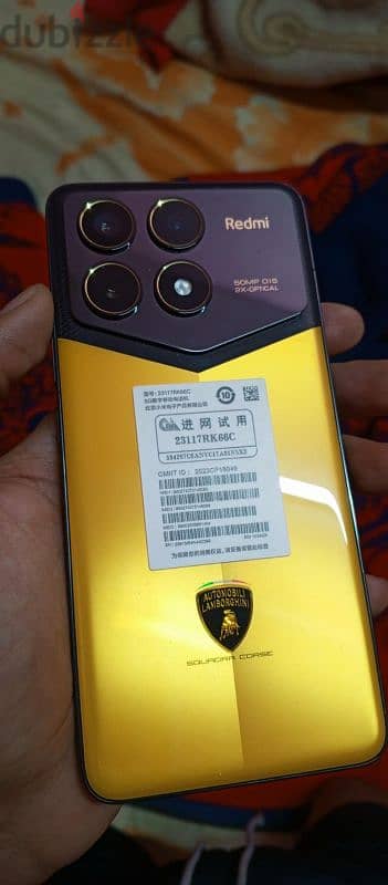 Xiaomi K70 Pro Lamborghini Special Edition 1