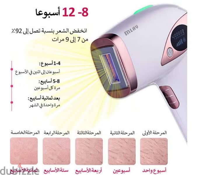 جهاز إزالة الشعر بالليزر T4 بضغط الثلج من ميلسيا زهري 4