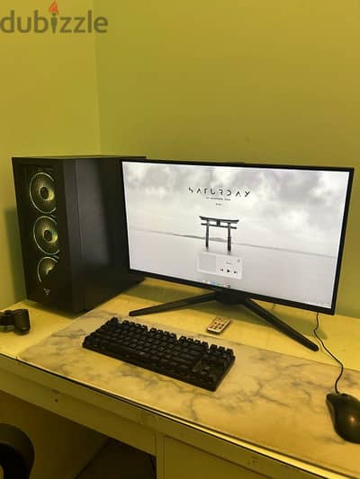 Gaming Computer with monitor