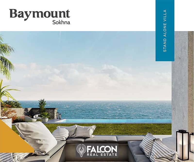 Chalet 132m immediate delivery 30% discount in Ain Sokhna Baymount Resort 4