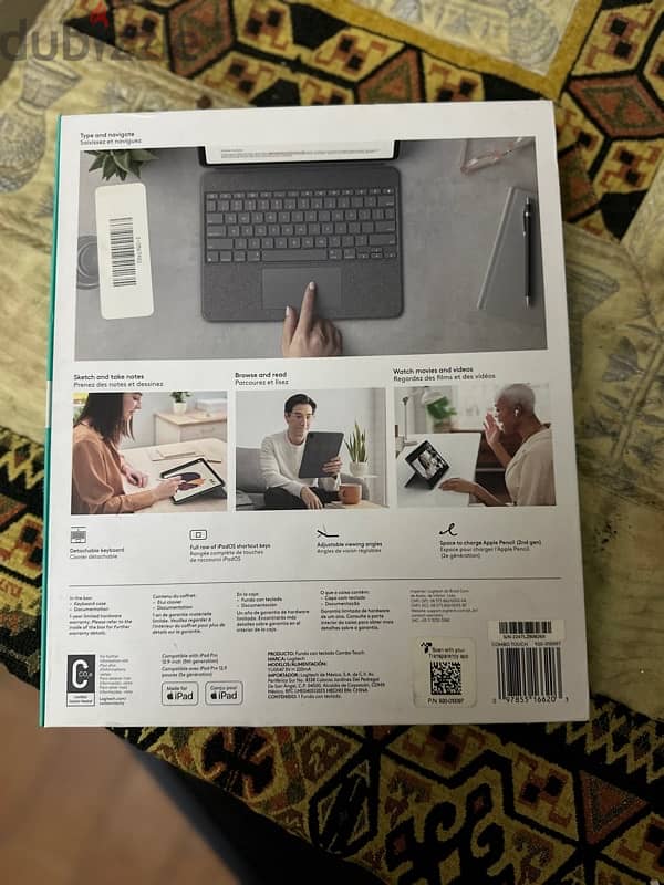 Logitech Combo Touch for Ipad pro 12.9 (5th&6th generation) 6