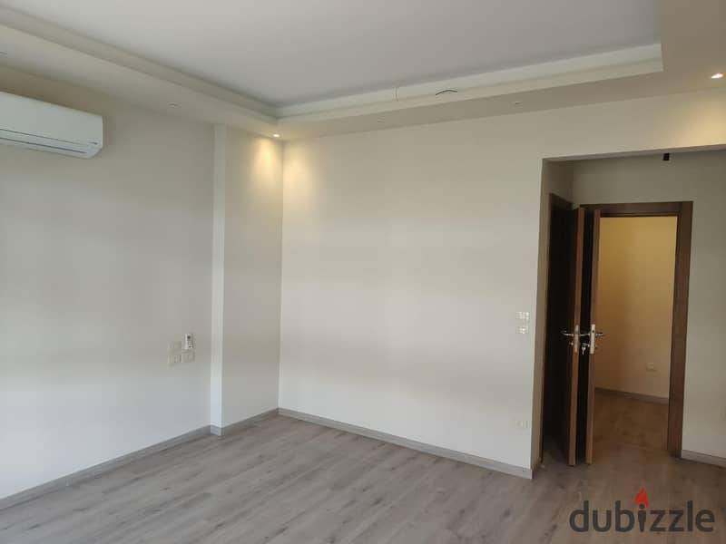 Apartment 220m for rent in el patio 7 compound . . . with AC's and kitchen . . landscape and pools view . . . minutes away from AUC 2