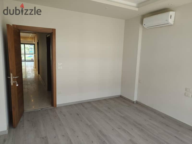 Apartment 220m for rent in el patio 7 compound . . . with AC's and kitchen . . landscape and pools view . . . minutes away from AUC 5