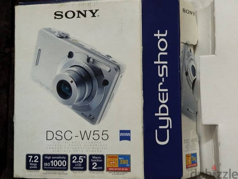 Sony camera Dsc w55 0