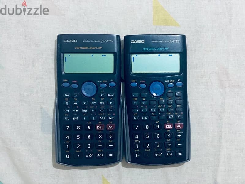 casio FX-500-ES  casio FX82-ES 0