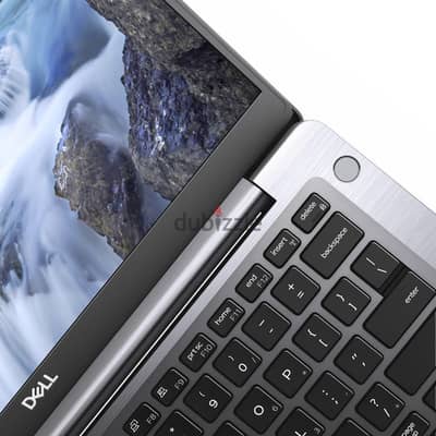 Dell 7400 فضي اللون و ماتيريال معدن Ultra slim بشاشة frameless شيك جدا