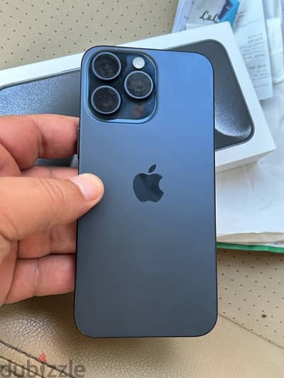 iPhone 15 Pro Max, Blue Titanium, 256GB