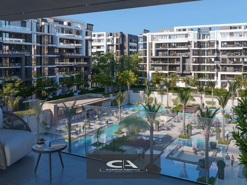 Without 0% down payment, an apartment for sale, fully finished, super luxury, in the most distinguished location in the settlement in El Patio Oro Com 8