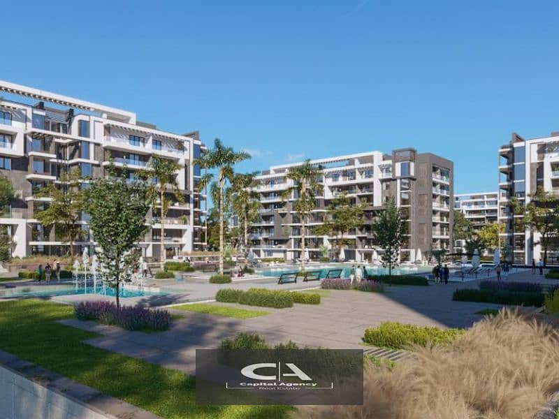 Without 0% down payment, an apartment for sale, fully finished, super luxury, in the most distinguished location in the settlement in El Patio Oro Com 9