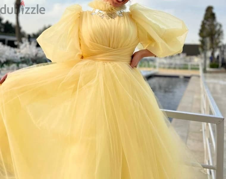 Yellow Dress for rent 2