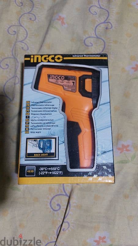 قارئ حرارة ليزر عن بعد انجكو INGCO Infrared thermometer 1