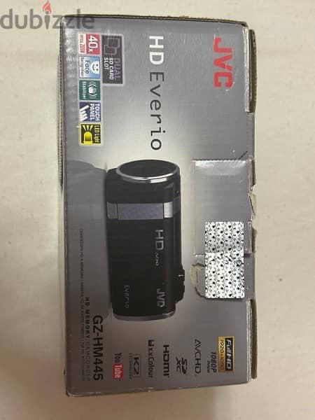 JVC Camcorder HD Everio  GZ-HM445 كاميرا فيديو 3