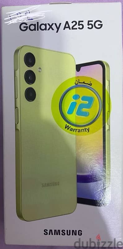 Samsung A25 متبرشم ضمان سناتين محلي