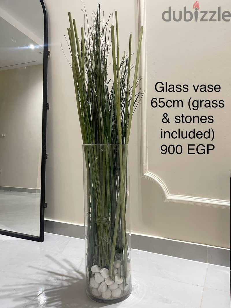 IKEA vase with grass 0