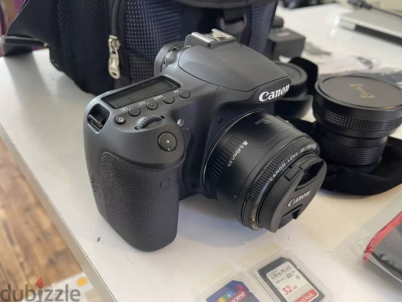 Canon 60D Camera كاميرا كانون و طقم 55-18, 250-55, 50  وارد الخارج 4