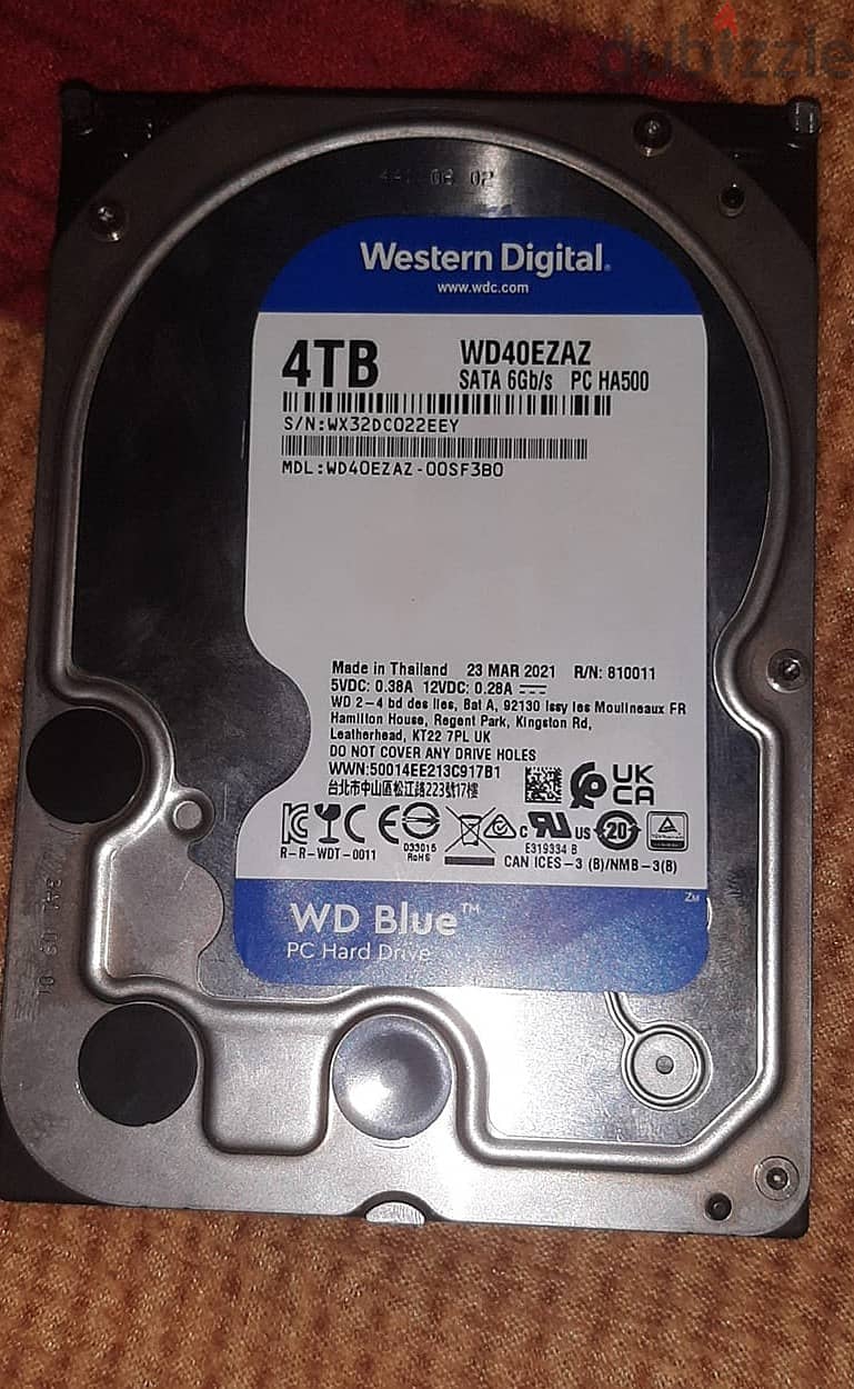 Western Digital Caviar Blue WD40EZRZ 4TB 64MB 0