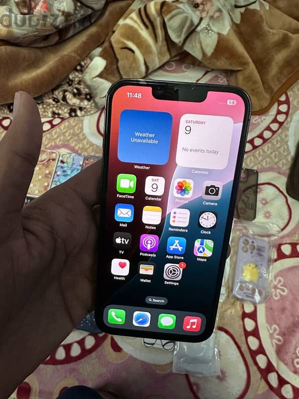 iphone 13 pro - 128 GB - alpine green - معاه ٢٦ جراب 1