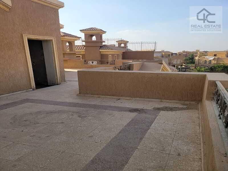 Twin House 3745 m 4 bedrooms semi finished for sale on landscape view in Les Rois Compound under price in market 7