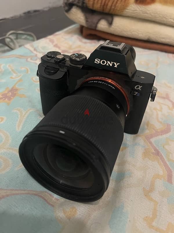 sony a7s i with lens sigma 16mm f-1.4 DC and zhiyun weebill lab 2