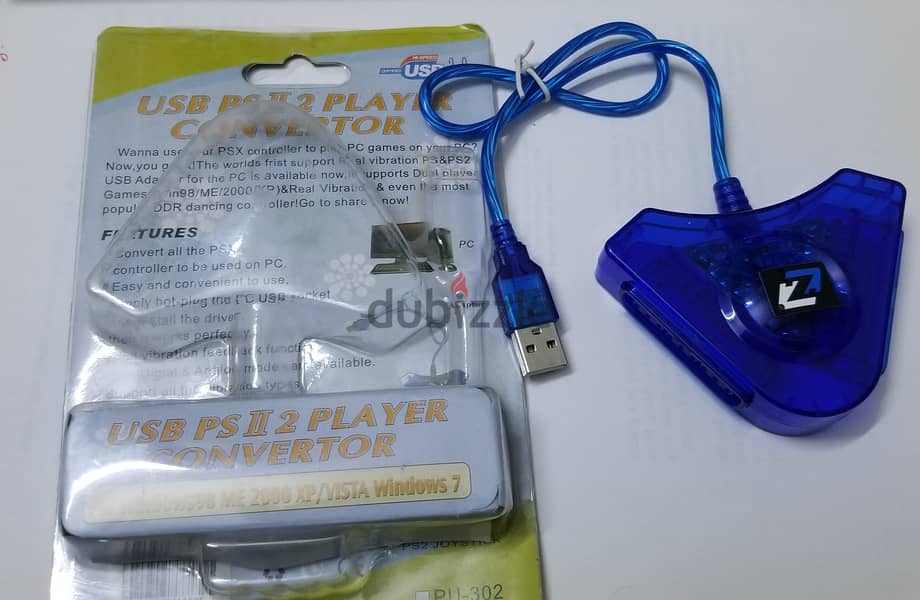 دراعين بلاي ستيشن  2 بCONVERTER ل USB 2