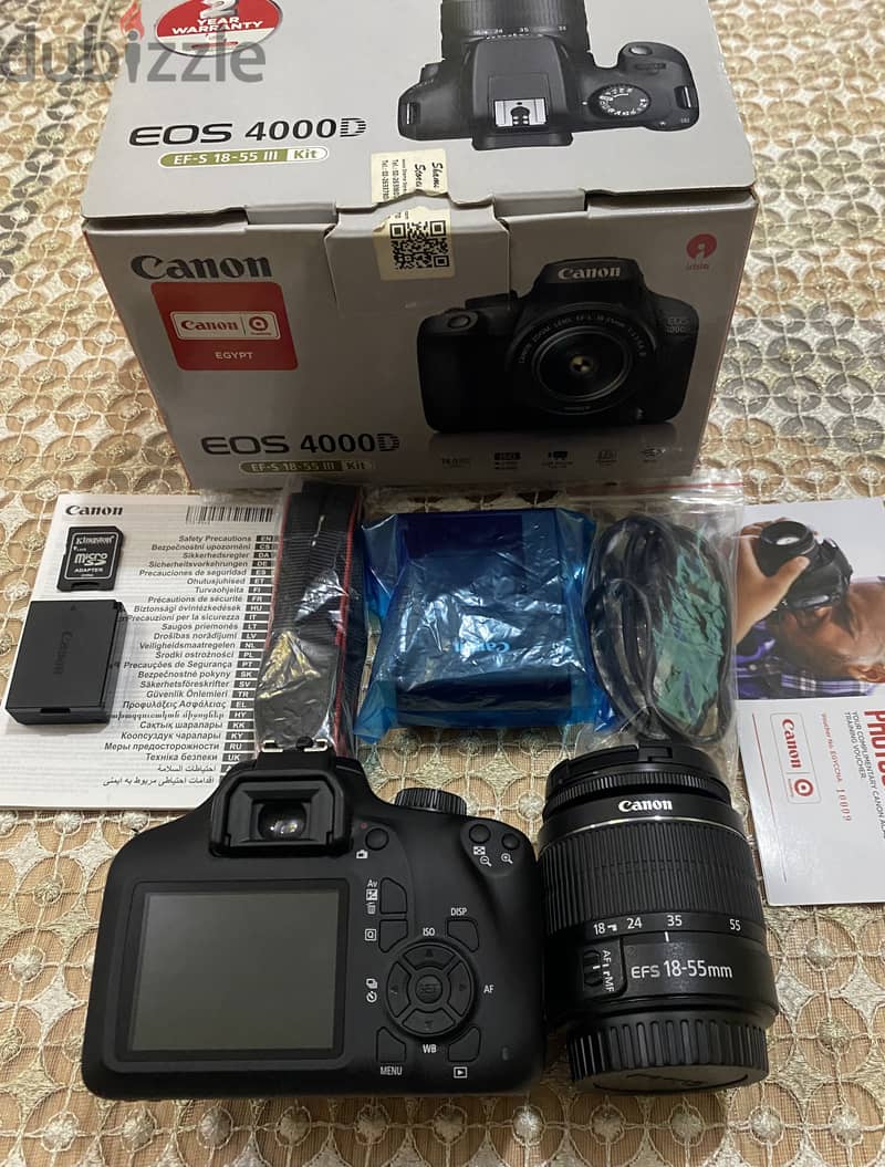 Canon 4000 d جديده 3