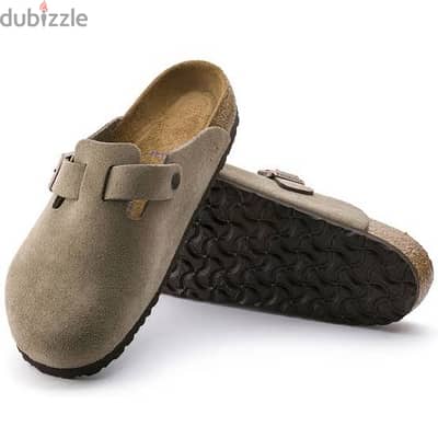 Original Birkenstock Clogs - Suede Taupe size 40