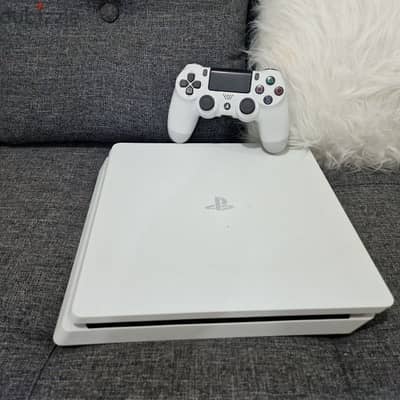 PS4 slim 500 GB ابيض وارد السويد