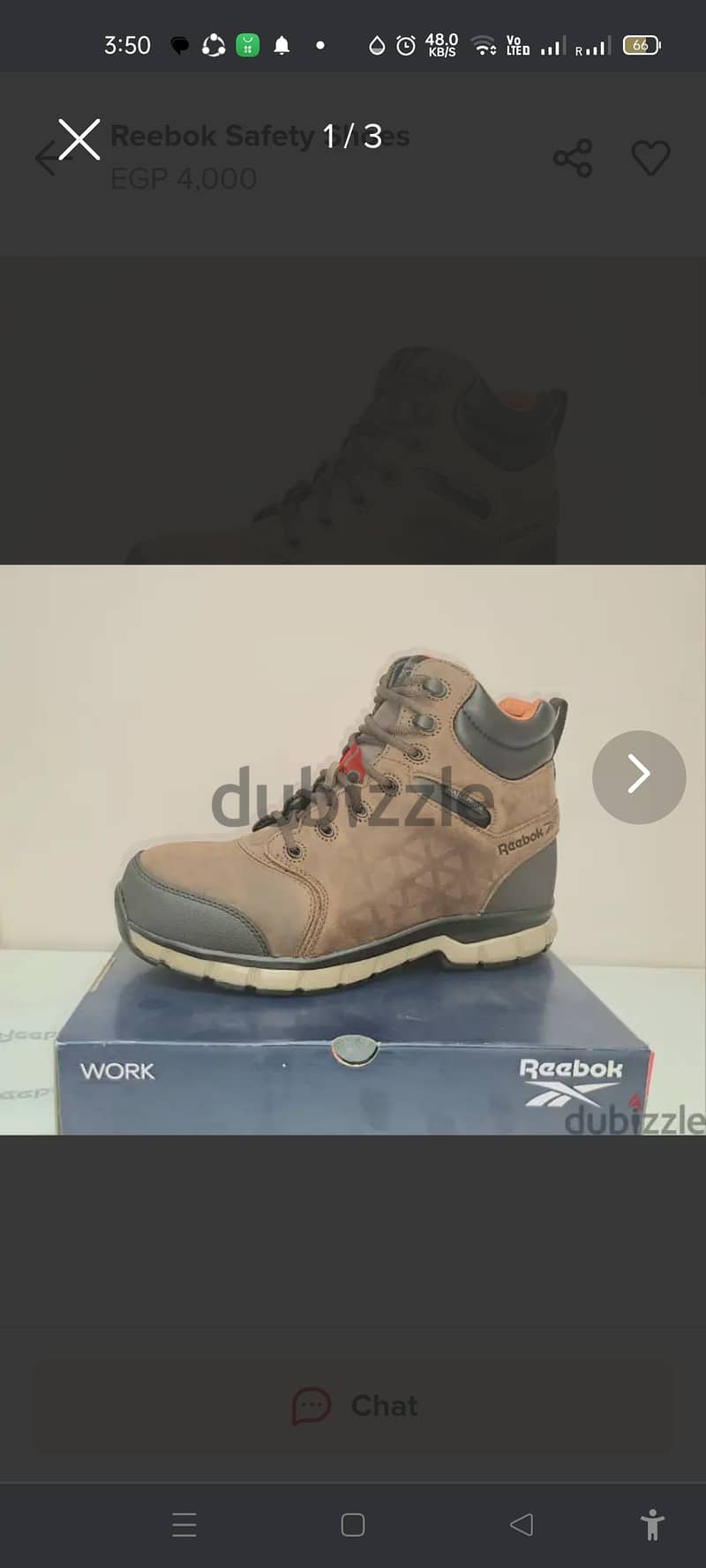 New Reebok work boot size 43 Composite Toe 2