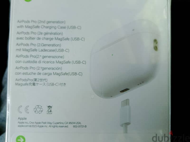 Apple air buds pro 2nd generation orginal وارد ايطاليا بعلبته متبرشمه 1