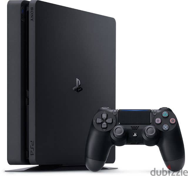 جهاز ps4 1tb slim مع العاب نادره 0