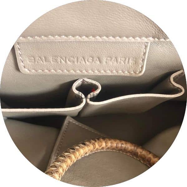 Balenciaga Paris  Python handbag 5