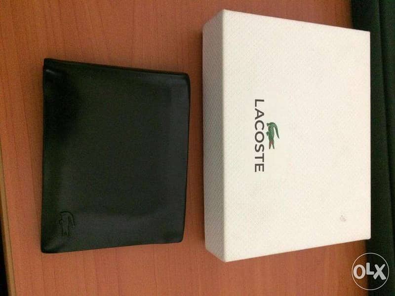 wallet lacoste leather محفظة لاكوست اصلي 3