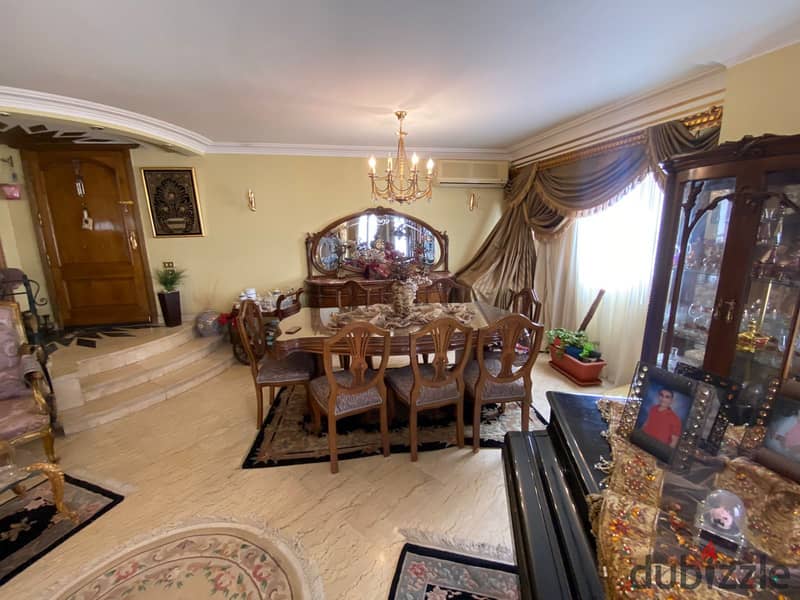 Apartment for sale 200m  -MASR ELGDIDA (In Ard El Golf Street, off Asma Fahmy )Fully open view 1