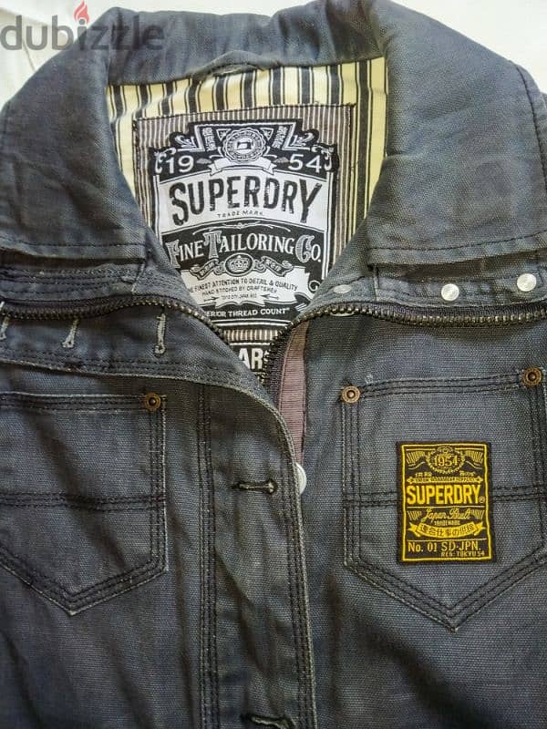 Rare Vintage Superdry Denim race Jacket 1