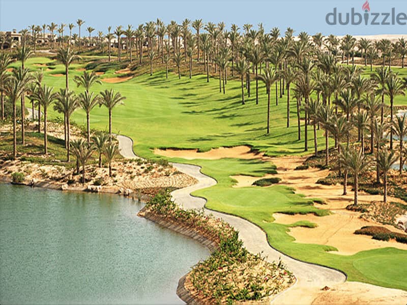 فيلا متشطبة 1700م علي الجولف في القطامية ديونز Katameya Dunes 0