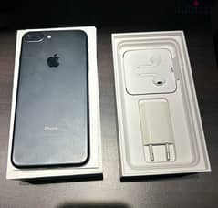 Ihone 7 plus with box and charger 0