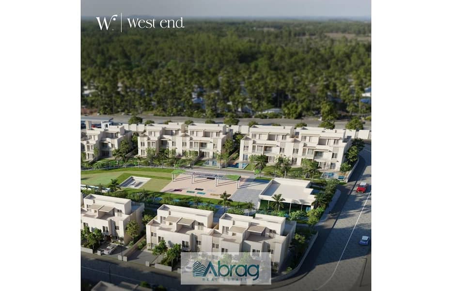 تاون هاوس 240 متر للبيع فى West End - ويست إند-زايد الجديدة 1