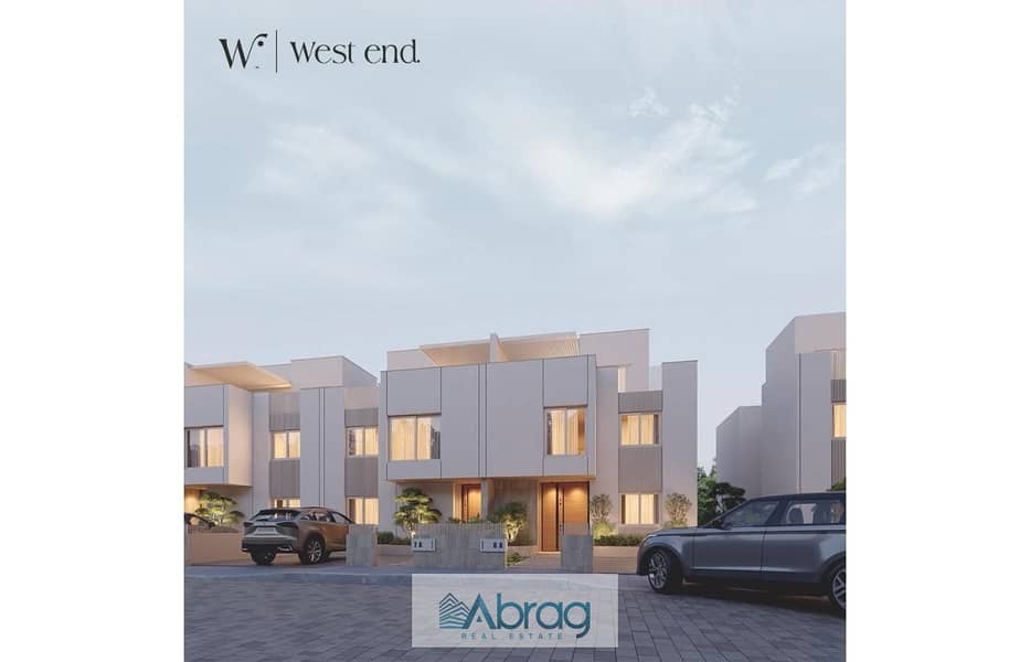 تاون هاوس 240 متر للبيع فى West End - ويست إند-زايد الجديدة 3