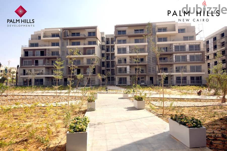 للبيع شقه متشطبه بمقدم (3,000,000) في بالم هيلز Palm HillS New Cairo 1