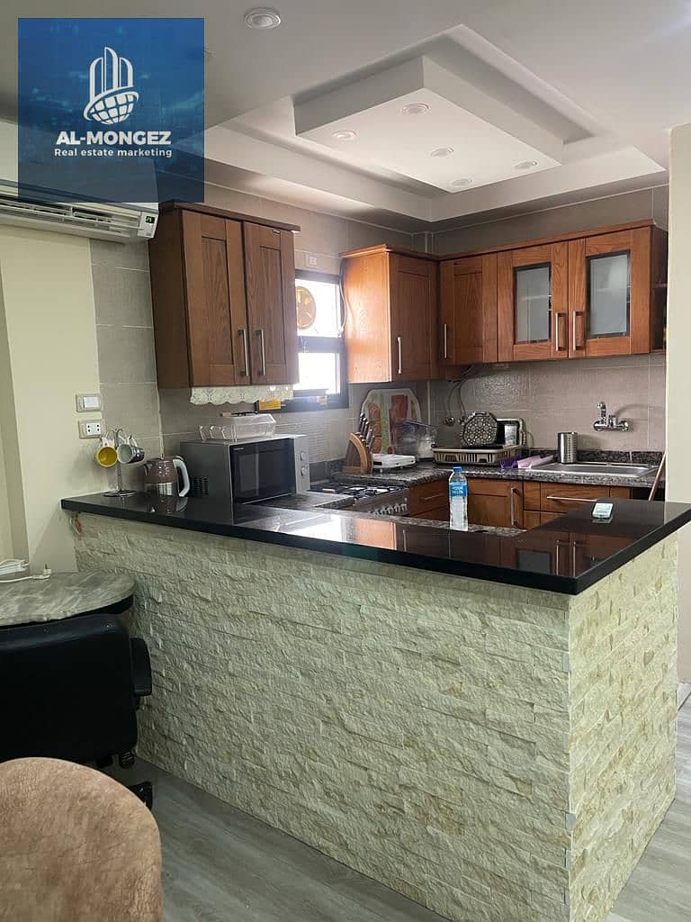 Apartment for rent furnished 90 meters fully private finishes in Rehab City Fifth Settlement 5