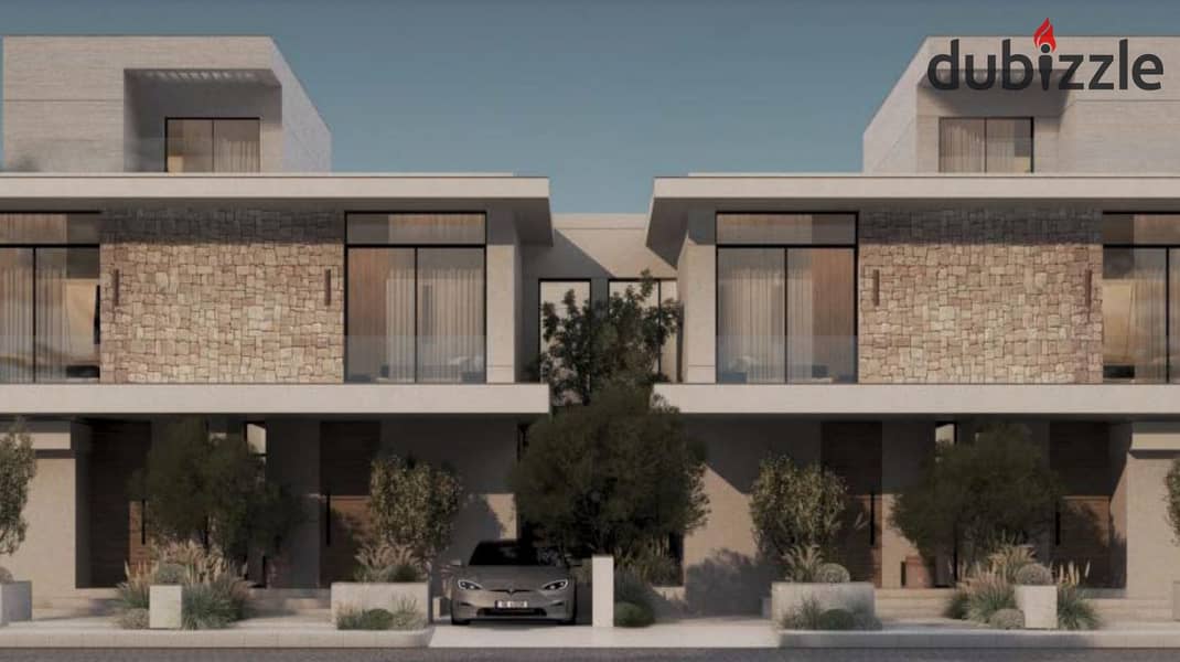 Townhouse villa for sale, fully finished, in New Zayed, resale, installments over 8 years, Hills of One 0