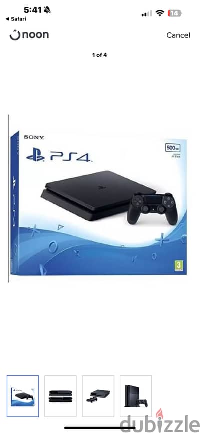 PS4  slim 500 GB