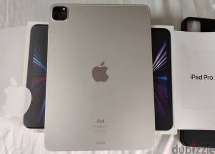 ipad Pro 2021 M1  256 GB + يدعم شريحة