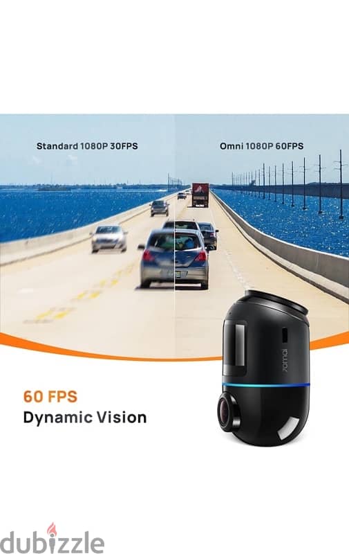 NEW SEALED 70mai Omni Dashcam, Patented 360° 2