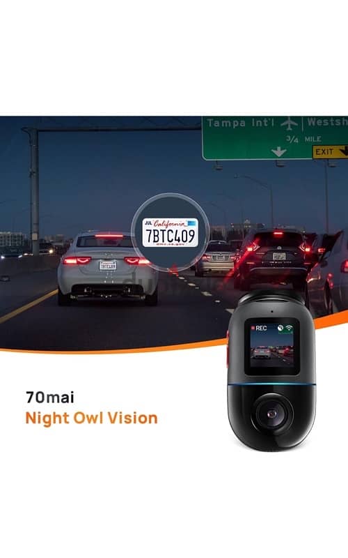 NEW SEALED 70mai Omni Dashcam, Patented 360° 3