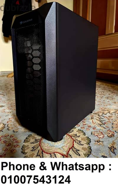 كيسة كمبيوتر Case COUGAR MX410 -T G فاضية RGB بالكرتونة وكافة الملحقات